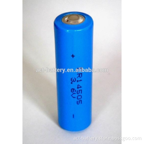 AA Size Lithium lisocl2 Battery ER14505 3.6V 2700mah